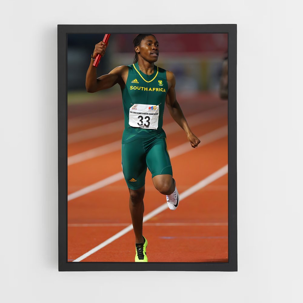 Poster Course Sous Umbrella – affiche Athlétisme (vue 2)